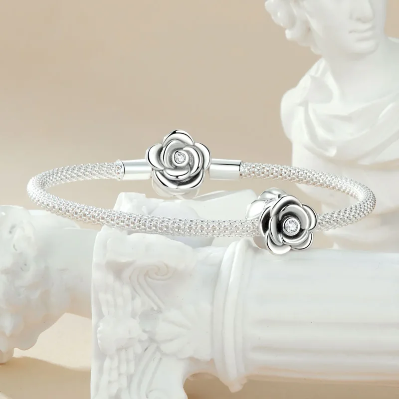 (bilde for) PANDORA Style Rose tredimensjonal sjarm - SCC2705 - Vis 5