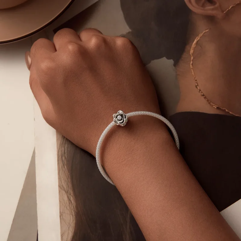 (bilde for) PANDORA Style Rose tredimensjonal sjarm - SCC2705 - Vis 6