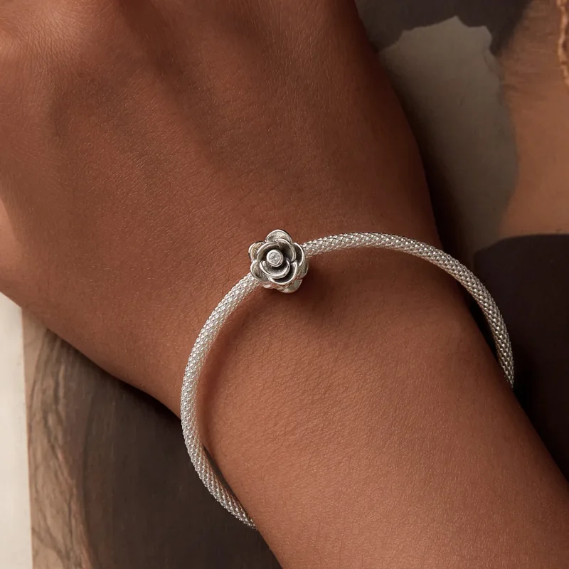 (bilde for) PANDORA Style Rose tredimensjonal sjarm - SCC2705 - Vis 7