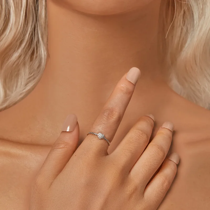 (bilde for) PANDORA Style Shining Heart Ring - BSR516 - Vis 5