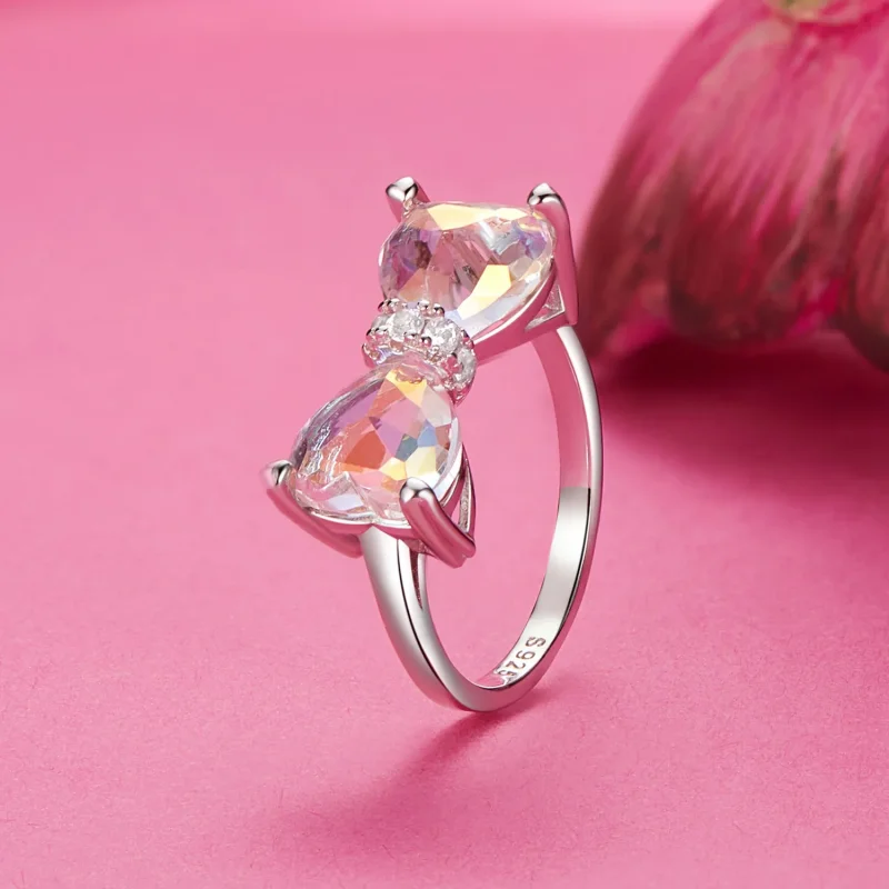 (bilde for) PANDORA Style Sløyfe Stor Senter Steinring - SCR1000 - Vis 2