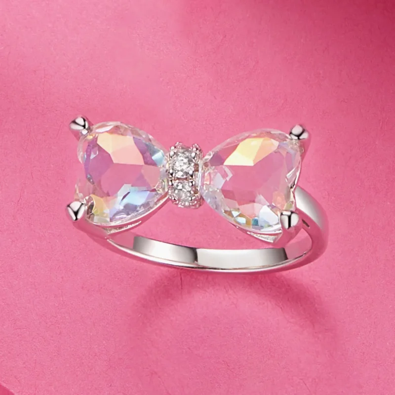 (bilde for) PANDORA Style Sløyfe Stor Senter Steinring - SCR1000 - Vis 3