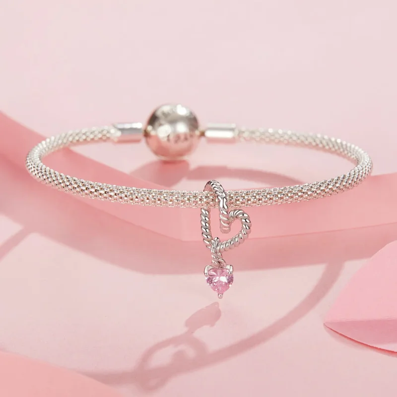 (bilde for) PANDORA Style Smart Heart Charm - SCC2692 - Vis 3