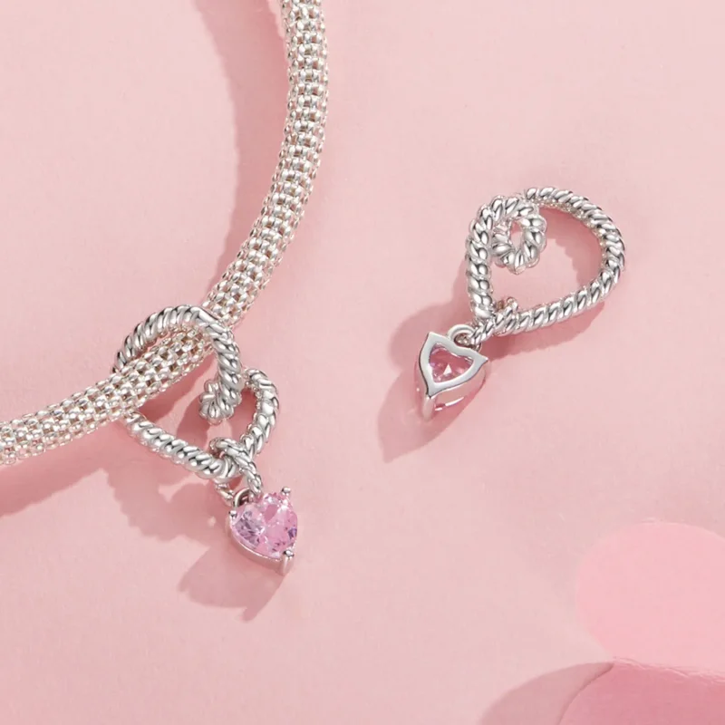 (bilde for) PANDORA Style Smart Heart Charm - SCC2692 - Vis 4