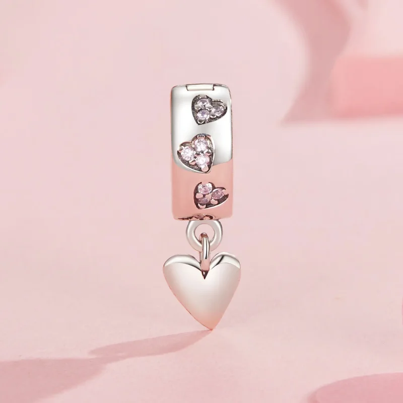 (bilde for) PANDORA Style Smart Heart Silikonspenne Charm - SCC2694 - Vis 2