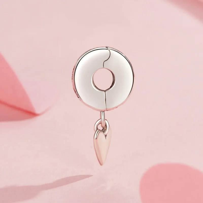 (bilde for) PANDORA Style Smart Heart Silikonspenne Charm - SCC2694 - Vis 3