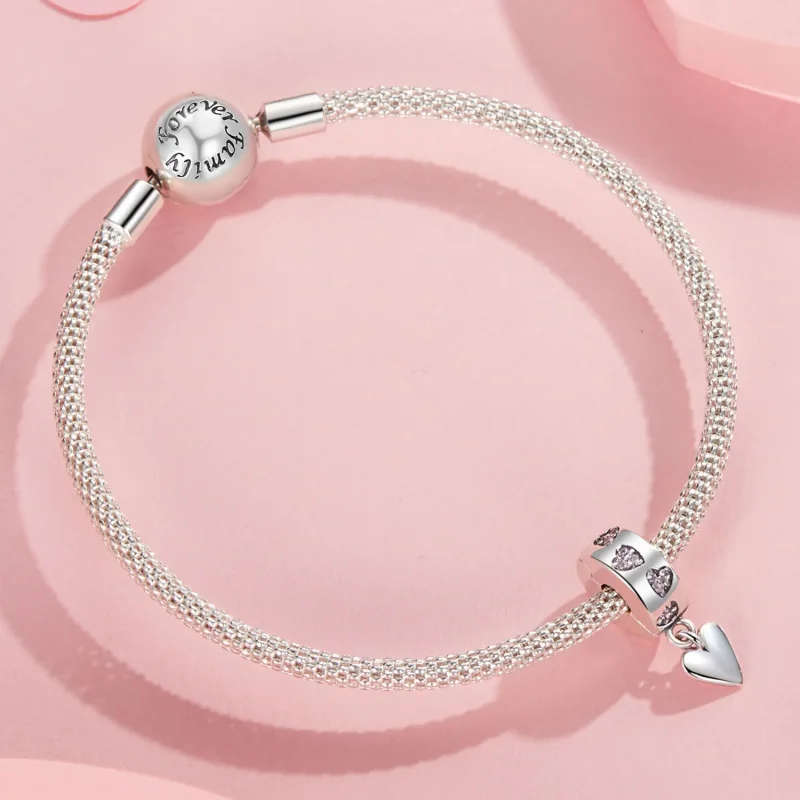 (bilde for) PANDORA Style Smart Heart Silikonspenne Charm - SCC2694 - Vis 5