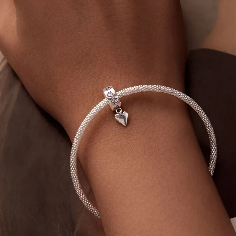 (bilde for) PANDORA Style Smart Heart Silikonspenne Charm - SCC2694 - Vis 7