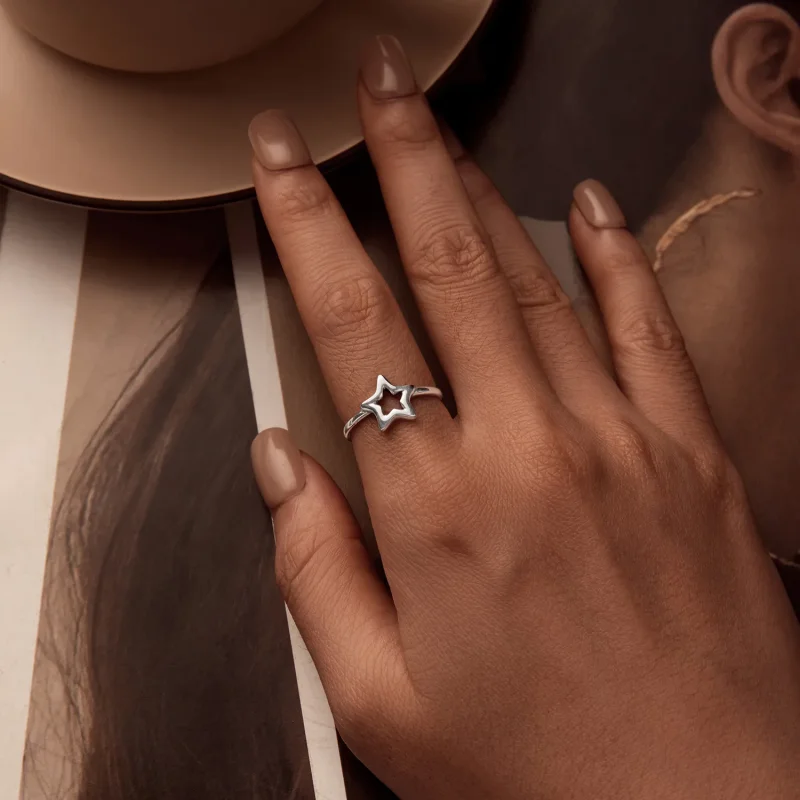 (bilde for) PANDORA Style Star Ring - SCR997-E - Vis 6