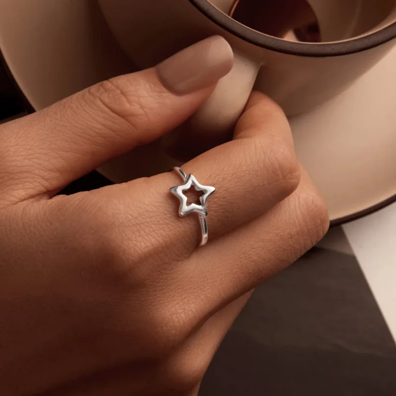(bilde for) PANDORA Style Star Ring - SCR997-E - Vis 7