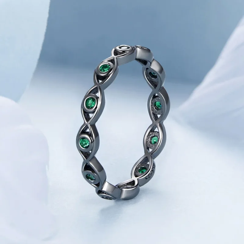 (bilde for) PANDORA Style Svart gullbelagt djeveløyring - BSR212-D - Vis 2