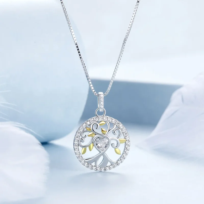 (bilde for) PANDORA Style Tree Of Life Halskjede - BSN371 - Vis 3