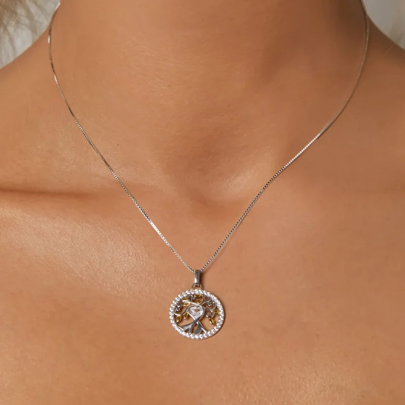 (bilde for) PANDORA Style Tree Of Life Halskjede - BSN371 - Vis 5