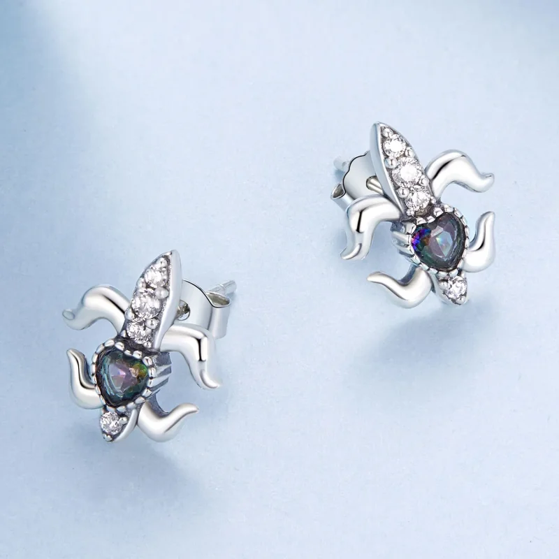 (bilde for) PANDORA Style vintage iris øredobber - BSE968 - Vis 3