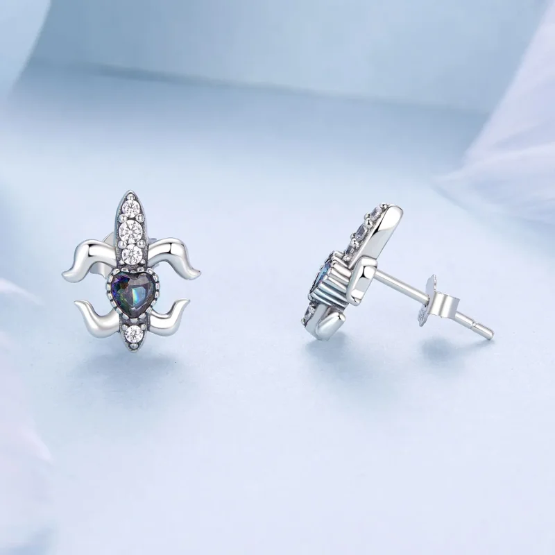 (bilde for) PANDORA Style vintage iris øredobber - BSE968 - Vis 4