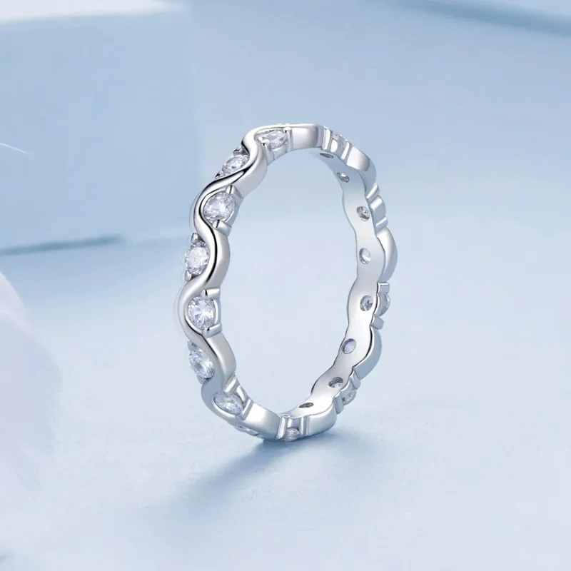 (bilde for) PANDORA Style Wave Ring - BSR515 - Vis 2