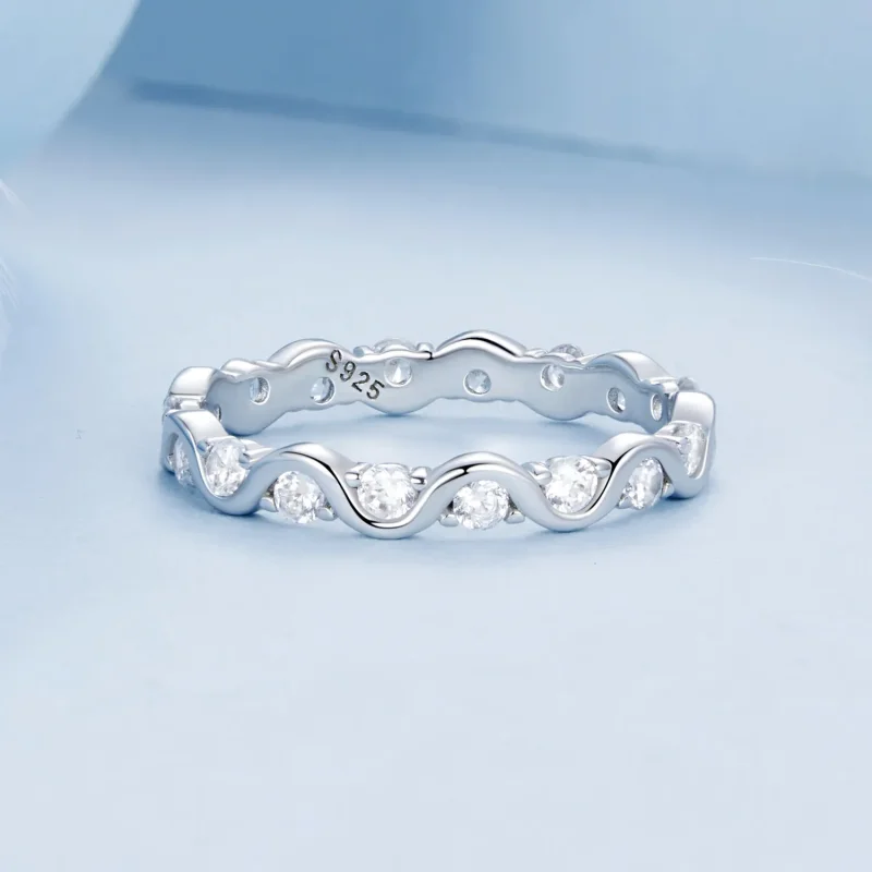 (bilde for) PANDORA Style Wave Ring - BSR515 - Vis 3