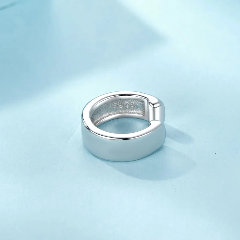(bilde for) Øremansjett i metall i PANDORA-stil - SCE1691 - Vis 4