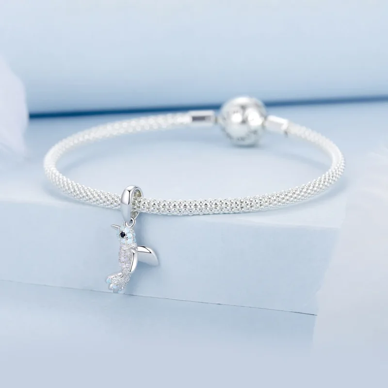 (bilde for) PANDORA-stil helt encrusted fugleanheng - BSC993 - Vis 3