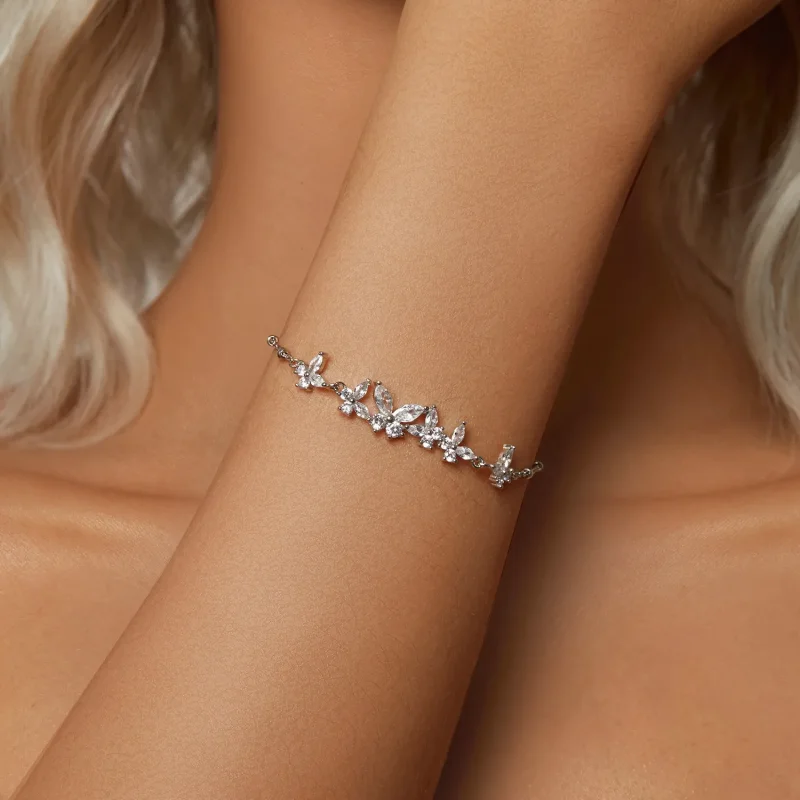 (bilde for) PANDORA-stil sommerfugl flygende armbånd - BSB162 - Vis 6