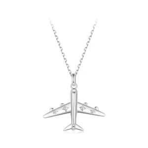 (bilde for) PANDORA Style Airplane Halskjede - SCN522