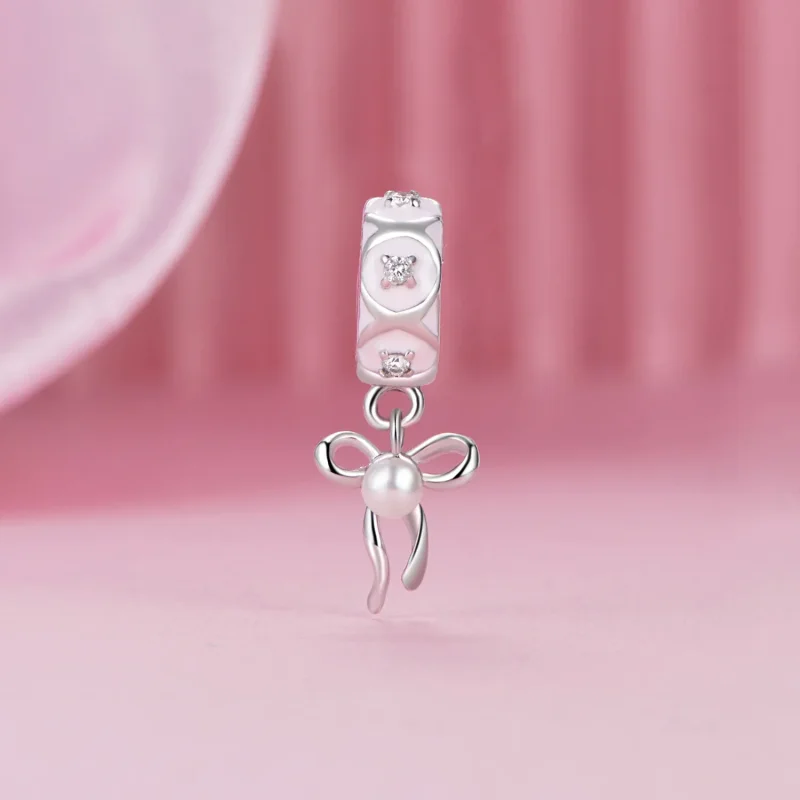 (bilde for) PANDORA Style Ballet Bue Positioning Spenne Charm - SCC2763 - Vis 2