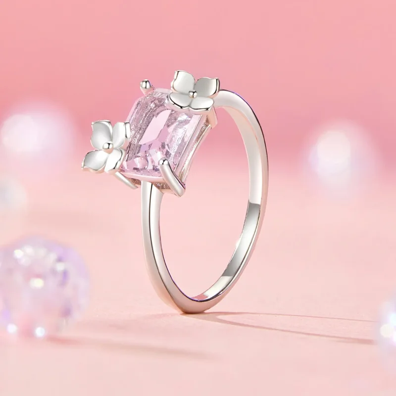 (bilde for) PANDORA Style Blomsterring - SCR1012 - Vis 2