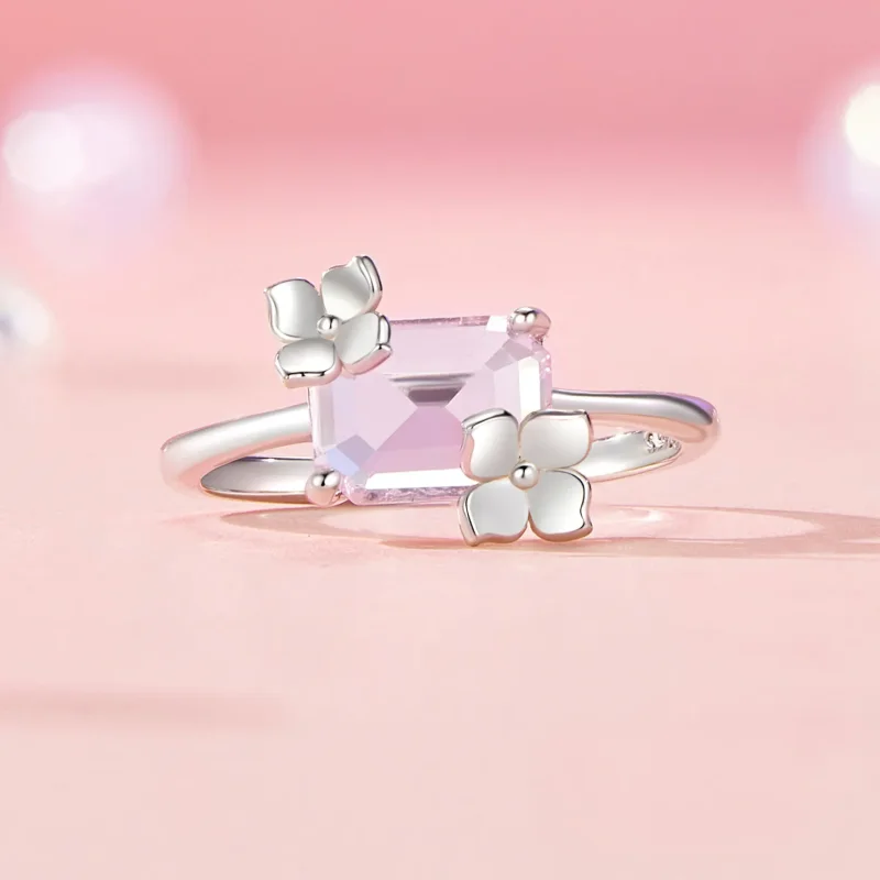 (bilde for) PANDORA Style Blomsterring - SCR1012 - Vis 3