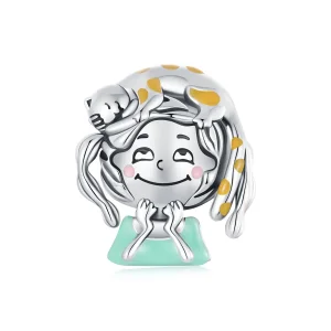 (bilde for) PANDORA Style Cat Girl Beads - SCC2719