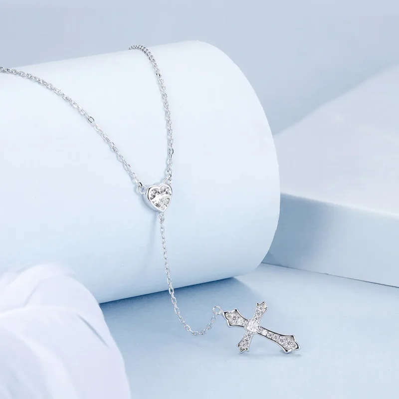 (bilde for) PANDORA Style Cross Halskjede - BSN384 - Vis 2
