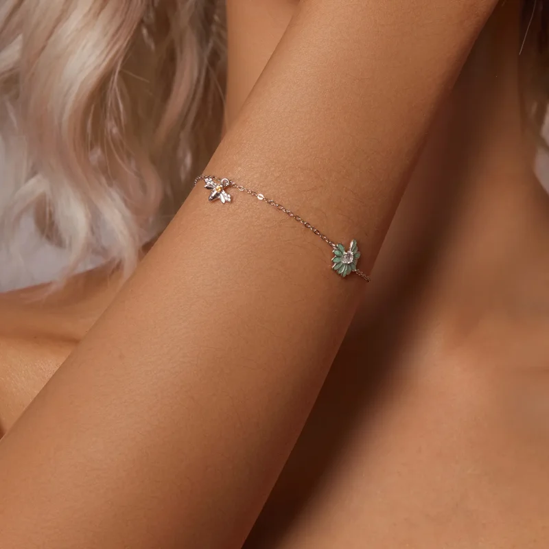 (bilde for) PANDORA Style Daisy Bee-armbånd - SCB270 - Vis 6