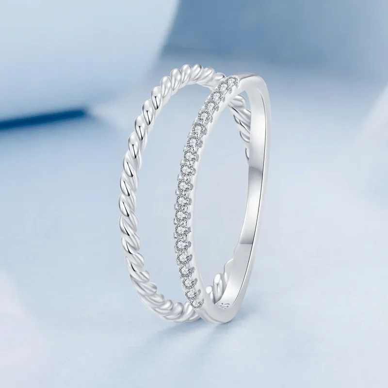 (bilde for) PANDORA Style dobbeltlags ring i sofistikert stil - BSR541 - Vis 2