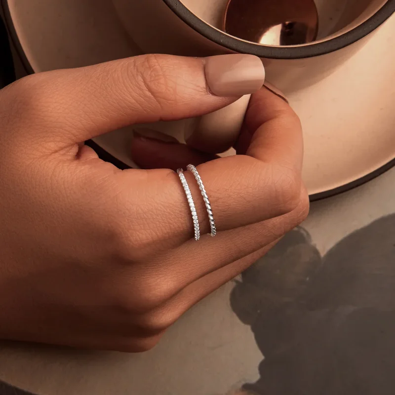 (bilde for) PANDORA Style dobbeltlags ring i sofistikert stil - BSR541 - Vis 5