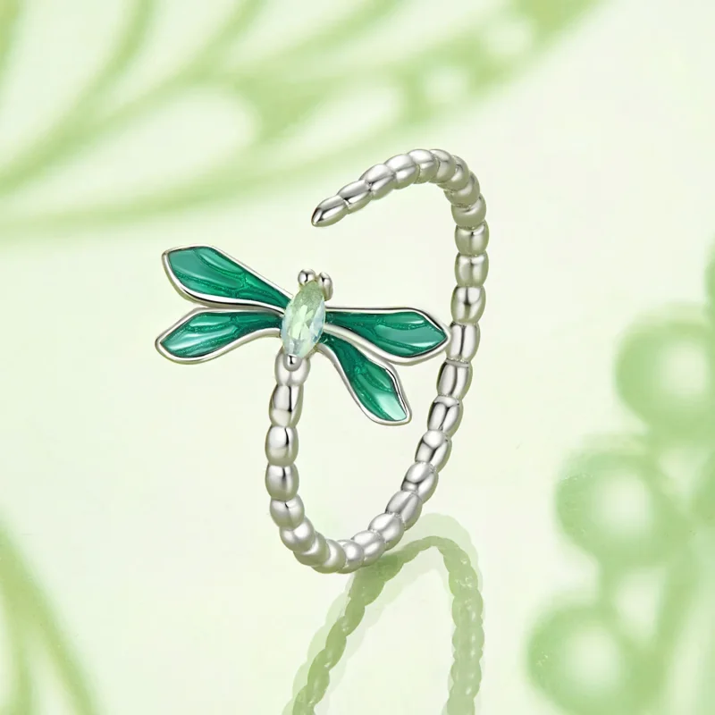 (bilde for) PANDORA Style Dragonfly Åpen Ring - BSR537-E - Vis 3