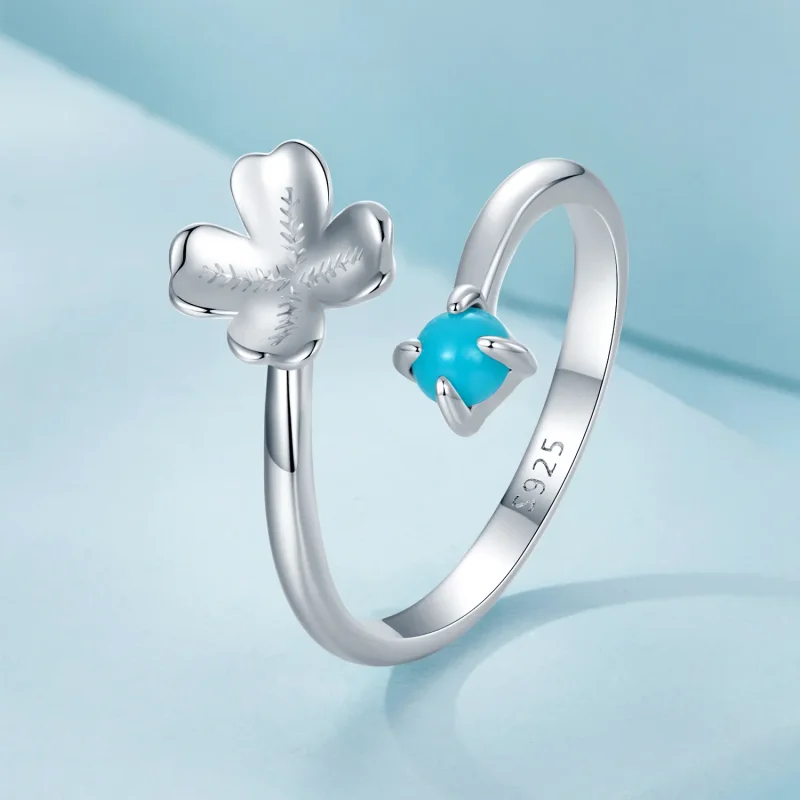(bilde for) PANDORA Style Firkløverring - SCR1023-E - Vis 2