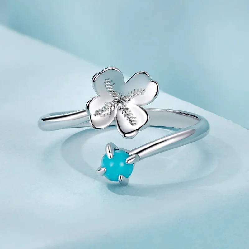 (bilde for) PANDORA Style Firkløverring - SCR1023-E - Vis 3