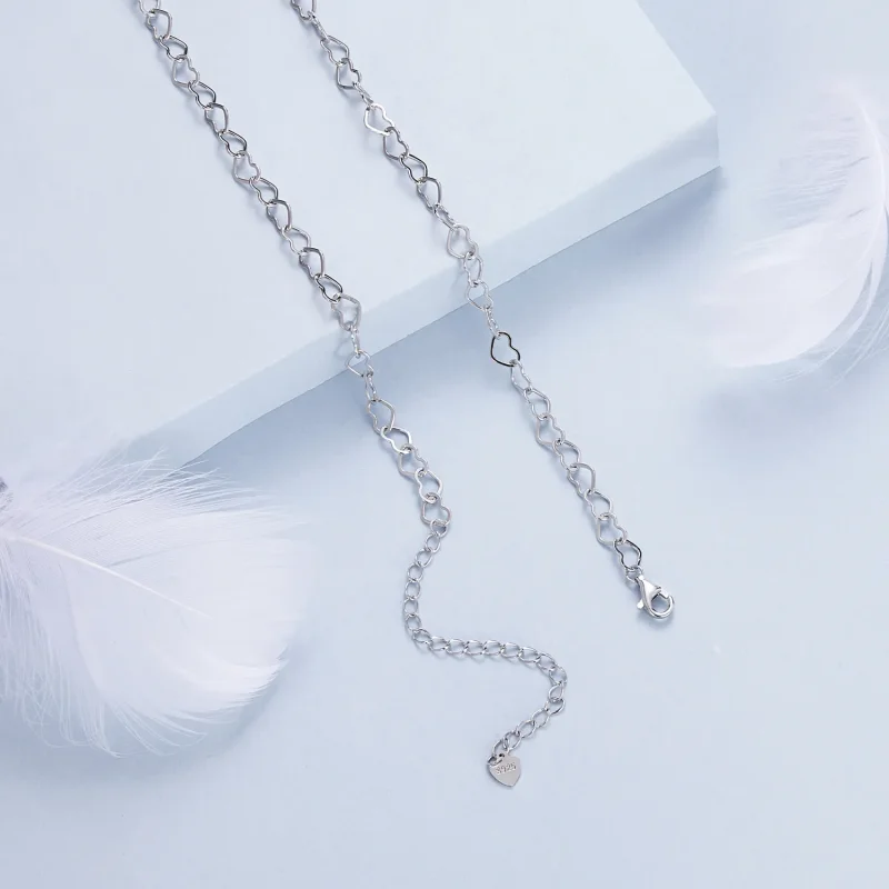 (bilde for) PANDORA Style Heart Chain Halskjede - BSA005 - Vis 4