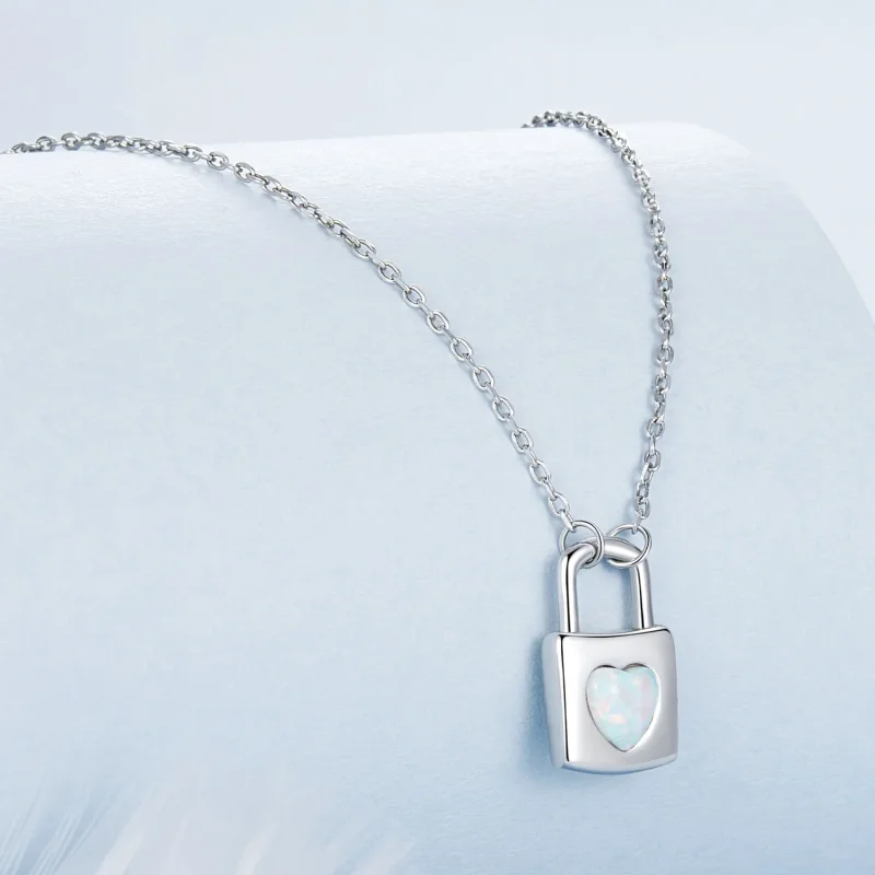(bilde for) PANDORA Style Hjertelås Halskjede - BSN377 - Vis 2