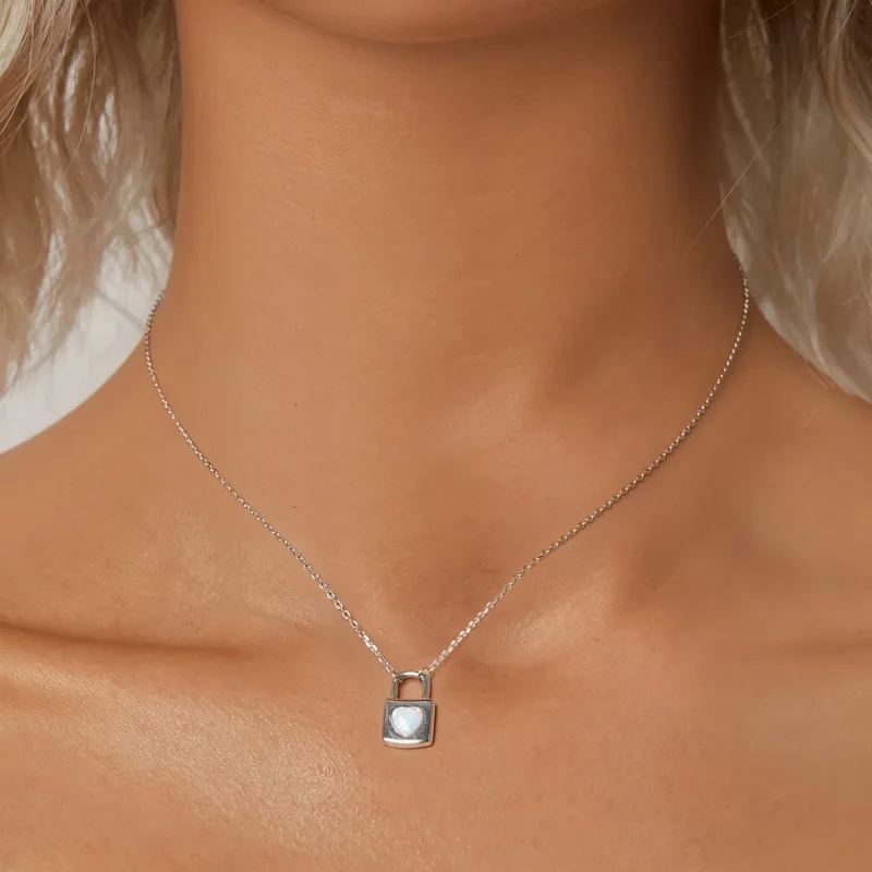 (bilde for) PANDORA Style Hjertelås Halskjede - BSN377 - Vis 5
