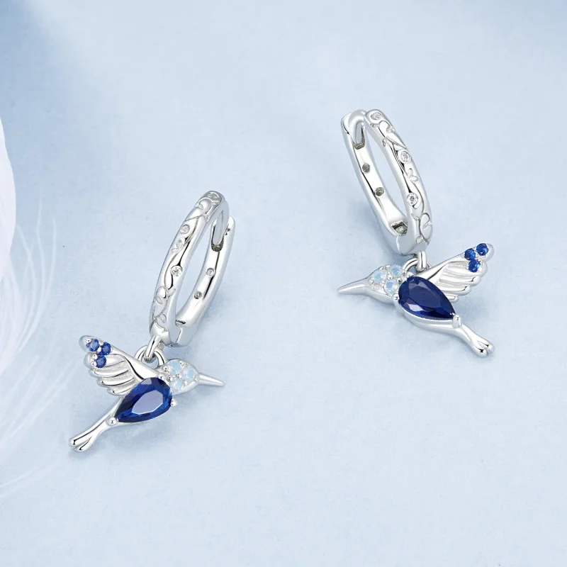 (bilde for) PANDORA Style Hummingbird øredobber - BSE985 - Vis 3