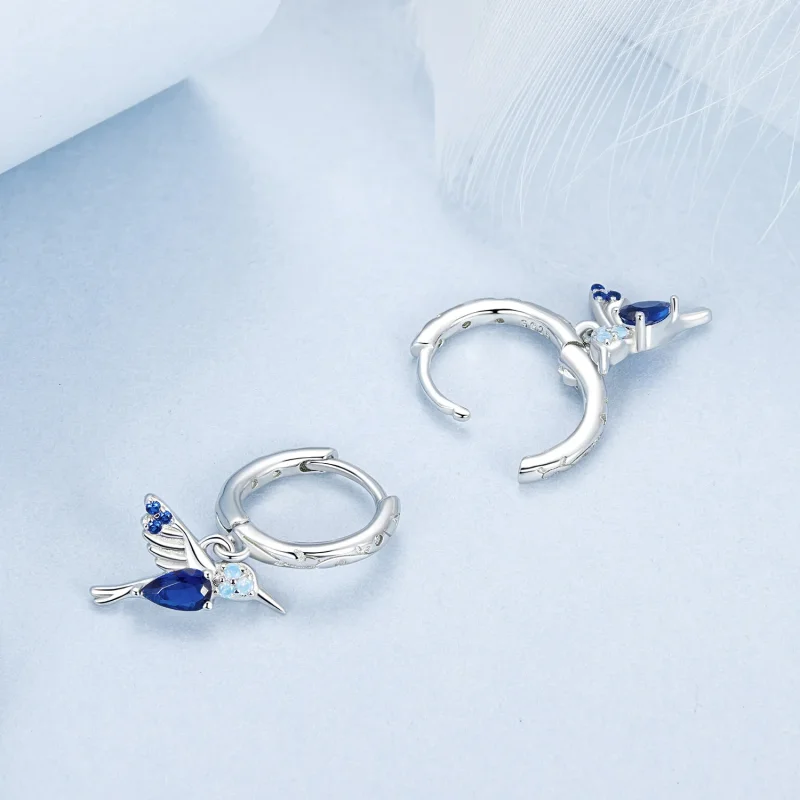 (bilde for) PANDORA Style Hummingbird øredobber - BSE985 - Vis 4