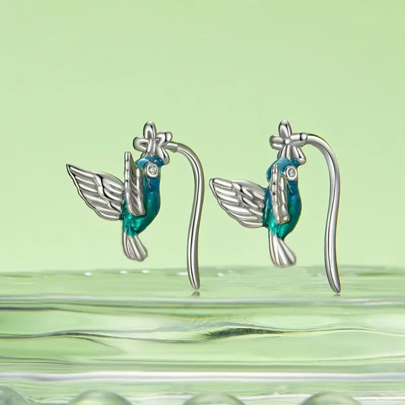 (bilde for) PANDORA Style Hummingbird Ørekrok - BSE990 - Vis 3