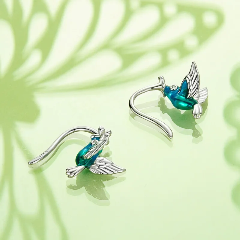 (bilde for) PANDORA Style Hummingbird Ørekrok - BSE990 - Vis 4