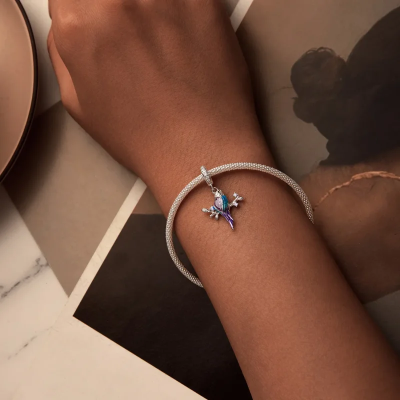 (bilde for) PANDORA Style Kingfisher anheng - BSC985 - Vis 5
