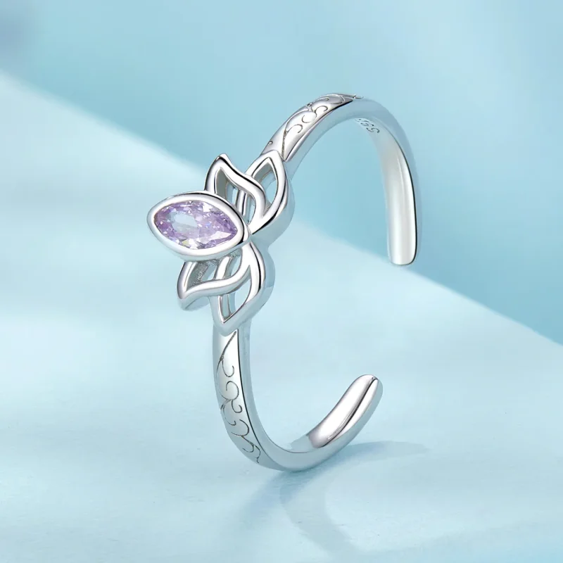 (bilde for) PANDORA Style Lotus Ring - SCR1020-E - Vis 2