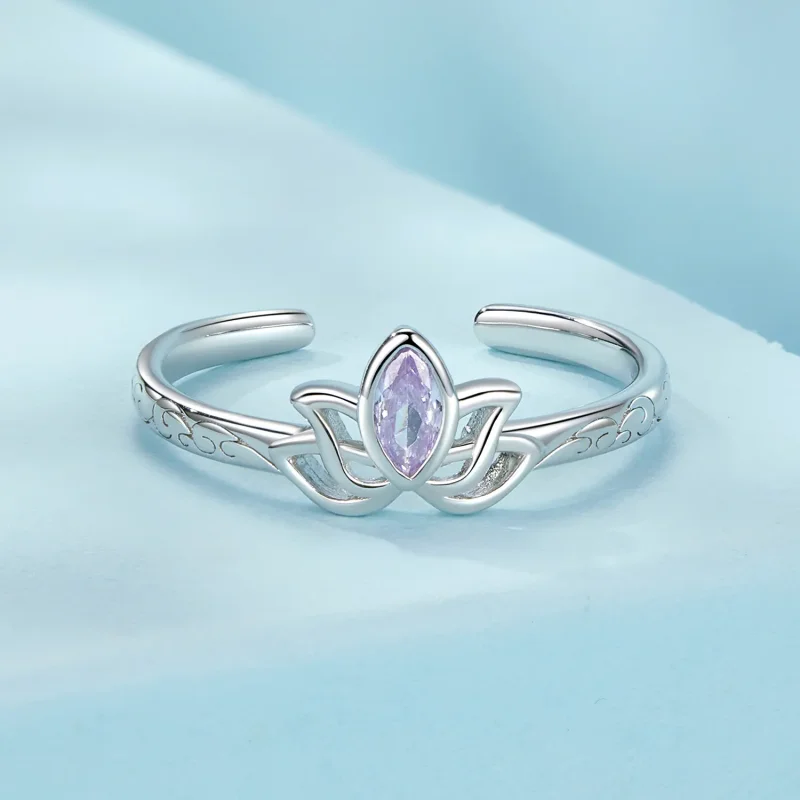 (bilde for) PANDORA Style Lotus Ring - SCR1020-E - Vis 3