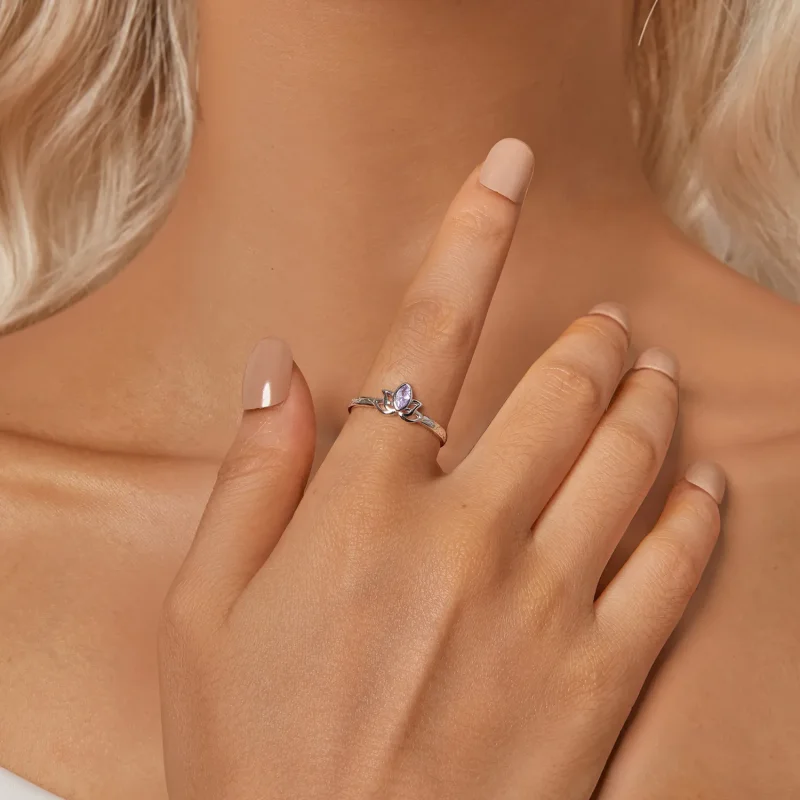 (bilde for) PANDORA Style Lotus Ring - SCR1020-E - Vis 6