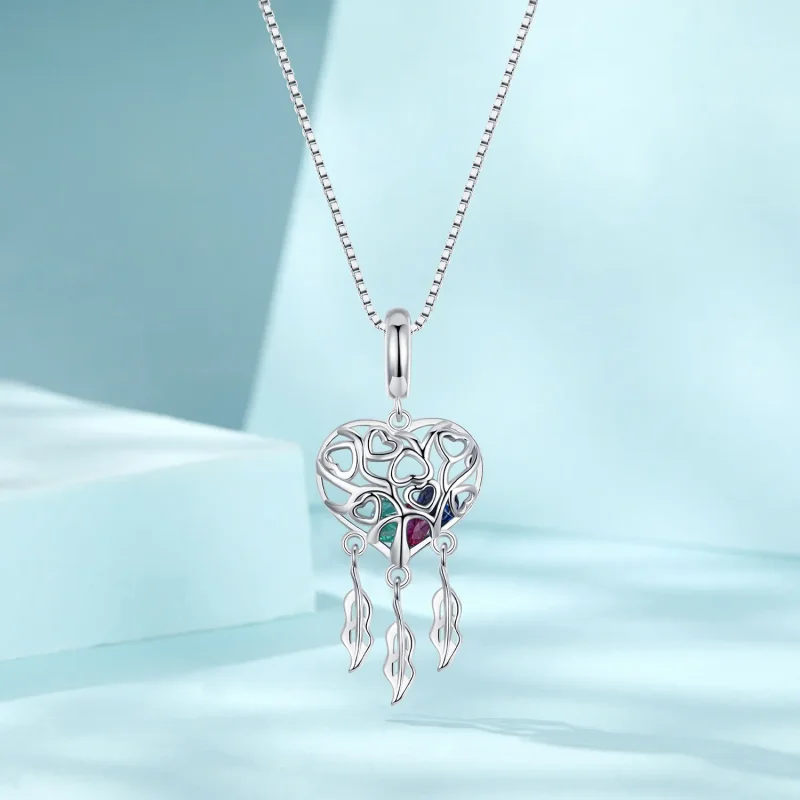 (bilde for) PANDORA Style Love Tree Of Life Drømmefanger Halskjede - SCN519 - Vis 3
