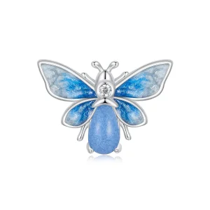(bilde for) PANDORA Style Luminous Blue Bee Charm - SCC2734