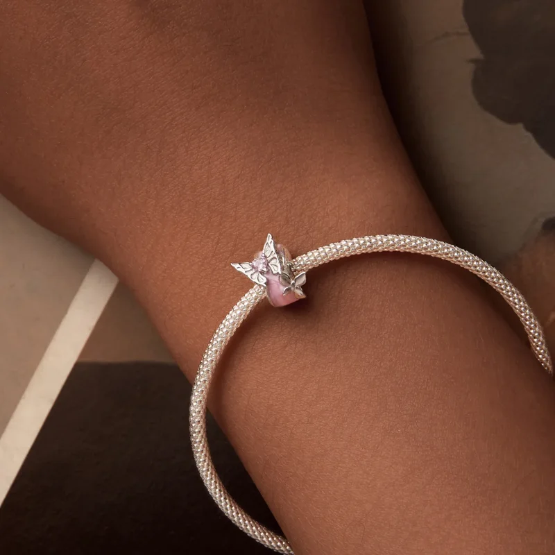 (bilde for) PANDORA Style Monet Butterfly Silikon Spacer Beads - BSC991 - Vis 6